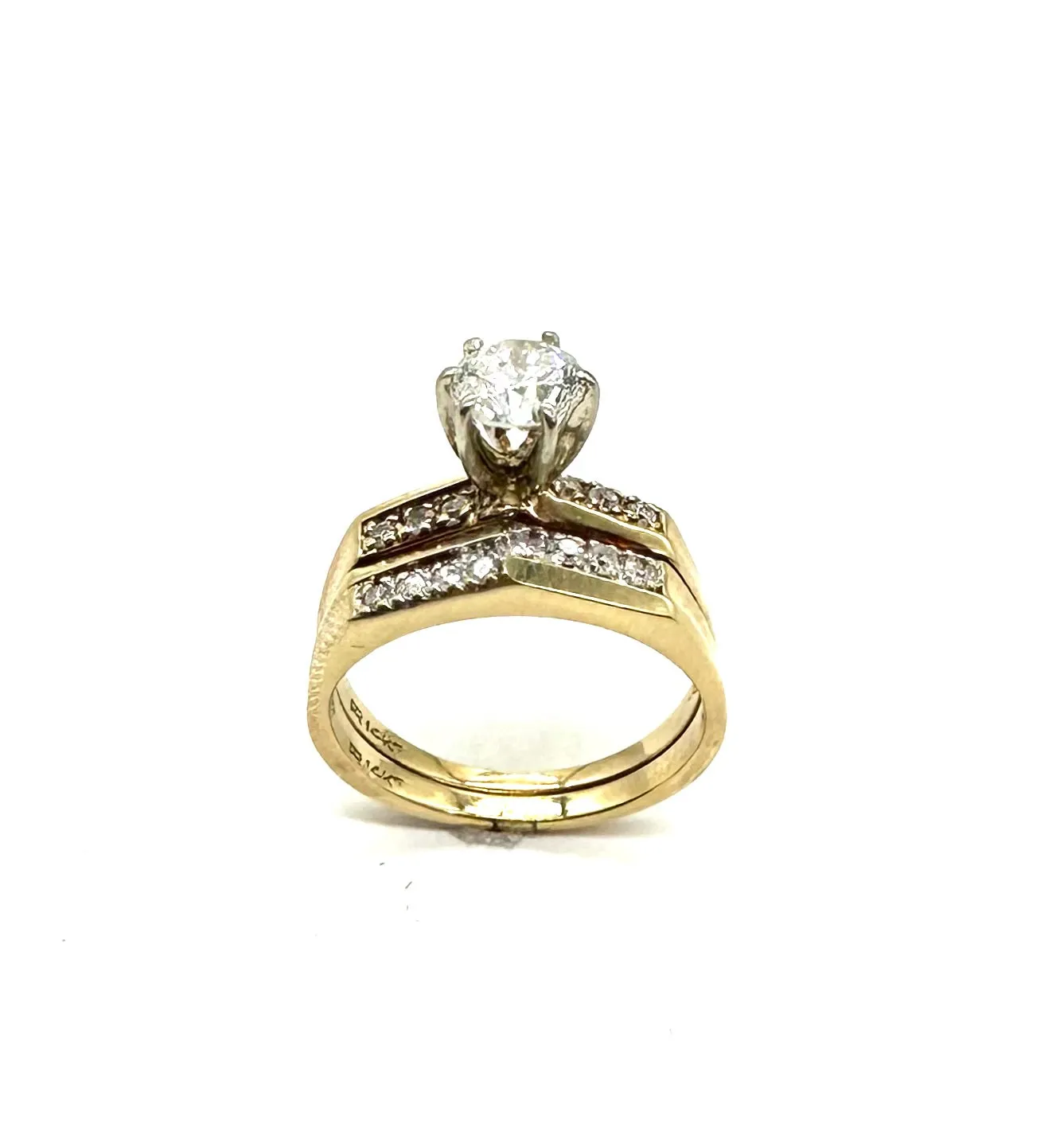 1 CTW Diamond Wedding Set