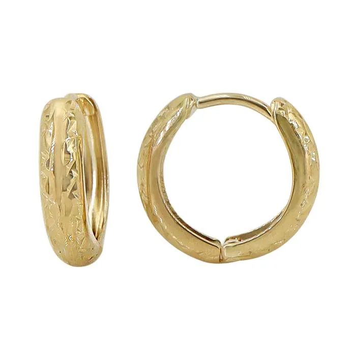 10k gold hoop earrings