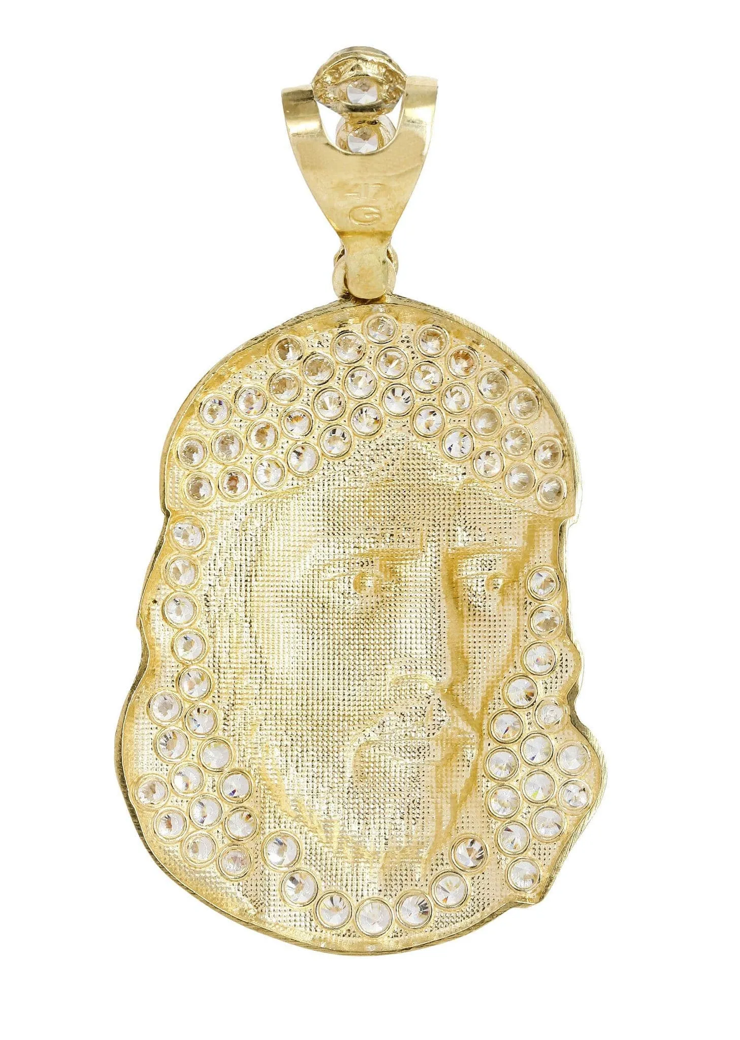 10K Gold Jesus Piece Pendant  |  11 Grams