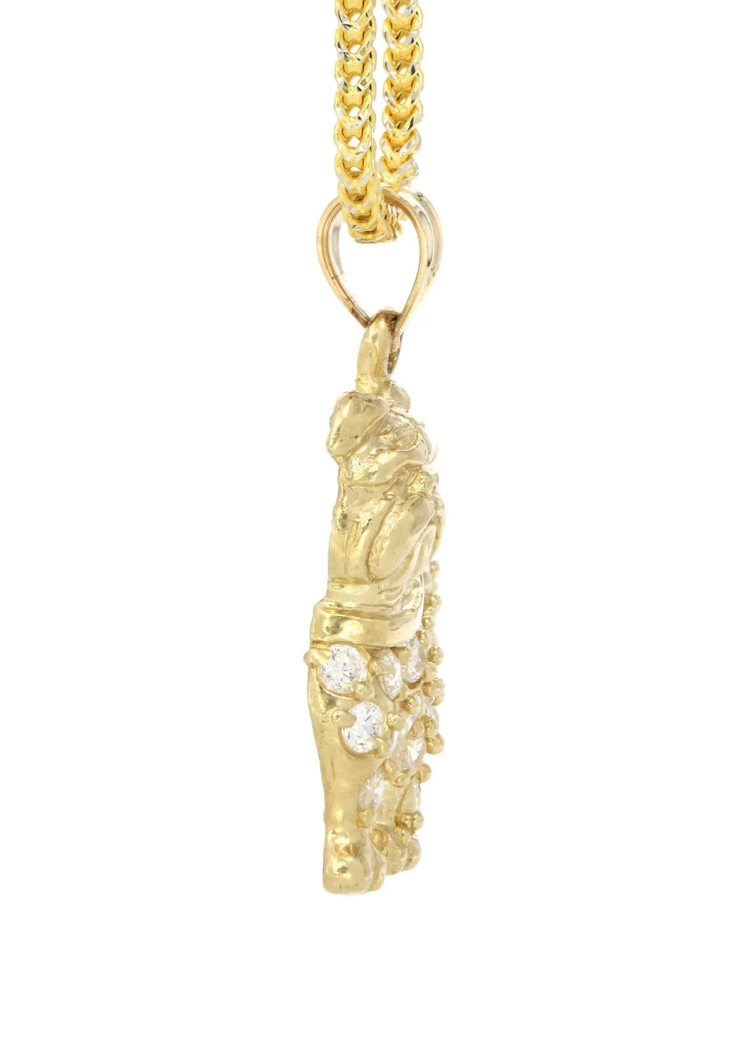 10K Yellow Gold Dog Necklace | Appx. 15.2 Grams