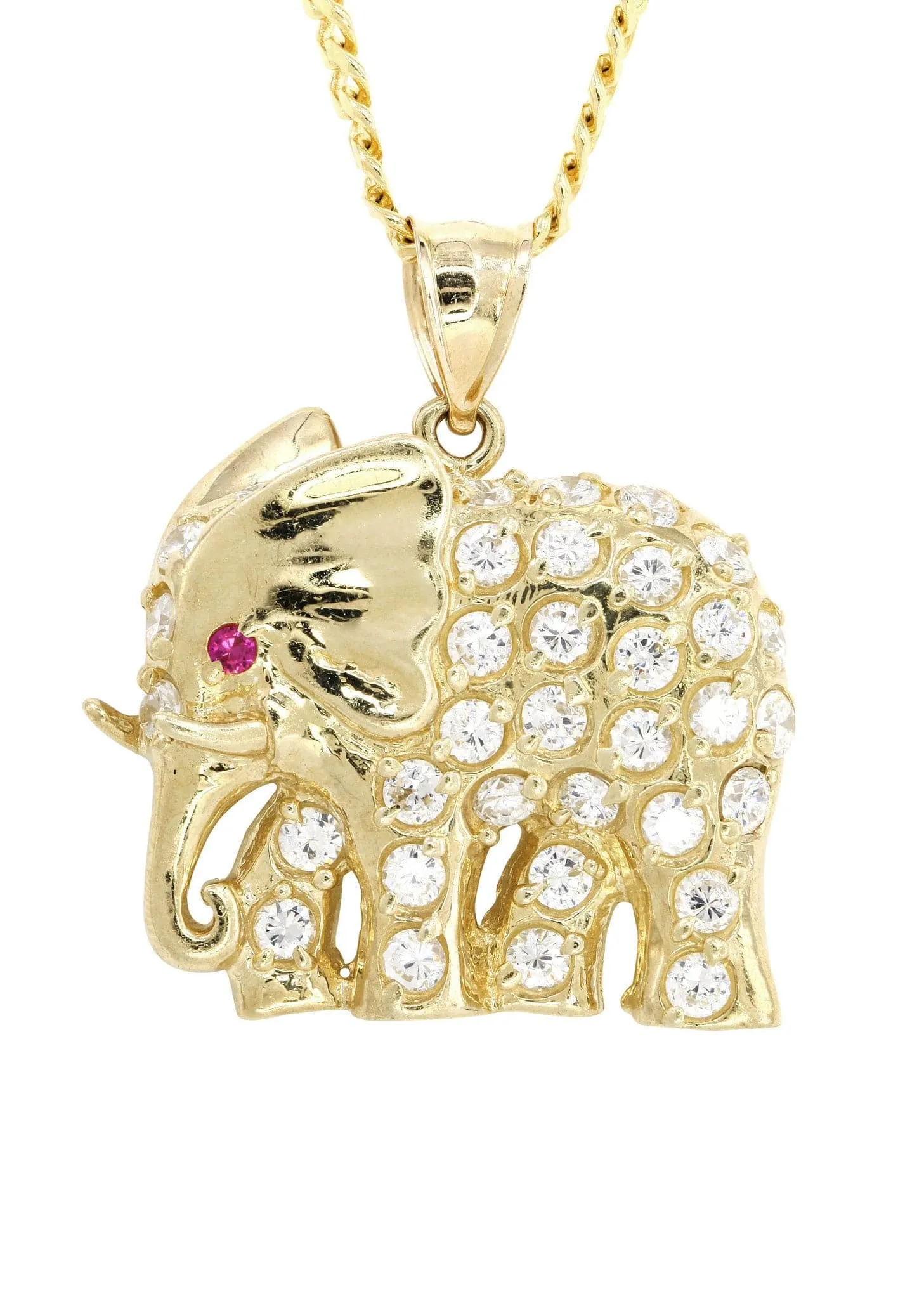 10K Yellow Gold Elephant | Appx. 20.1 Grams