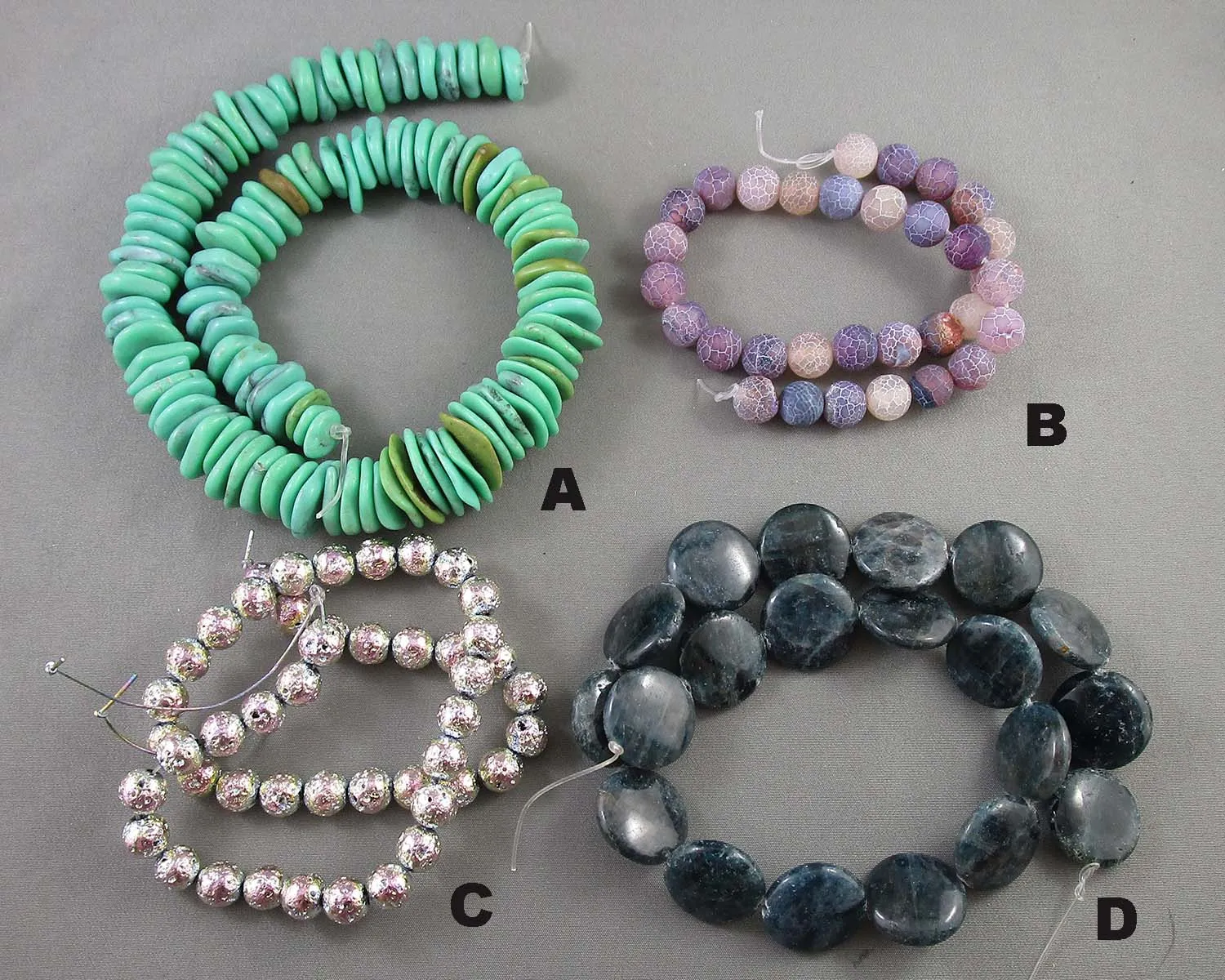 50% OFF!  Gemstone & Glass Beads - Drop 7