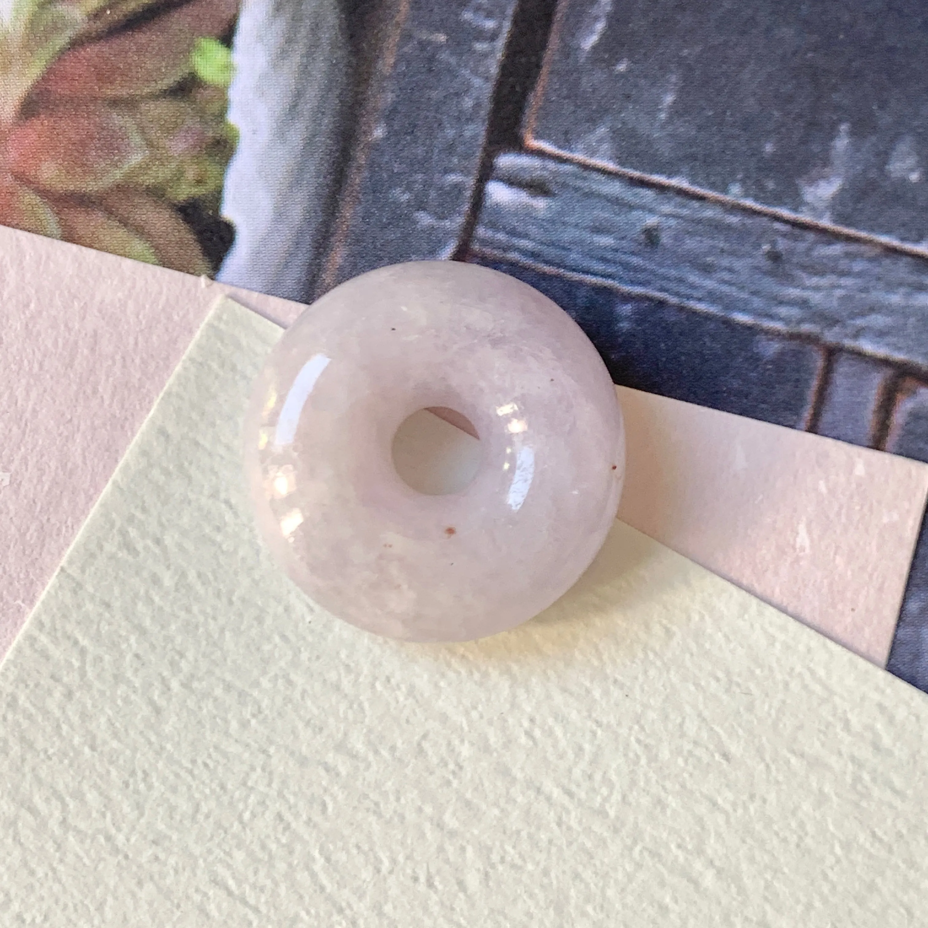 A-Grade Lavender Jadeite Bagel Piece No.172033