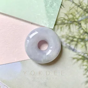 A-Grade Lavender Jadeite Bagel Piece No.172038