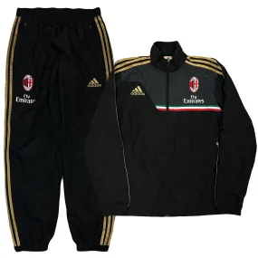 Adidas Mens AC Milan Official 2013/14 Tracksuit - Size Small