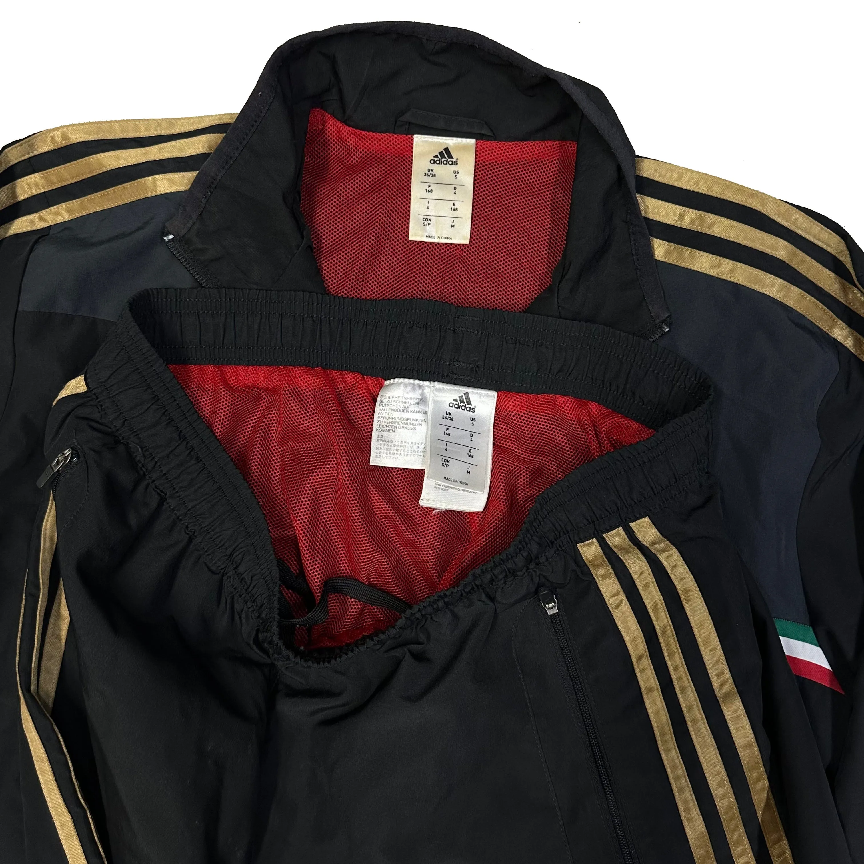 Adidas Mens AC Milan Official 2013/14 Tracksuit - Size Small