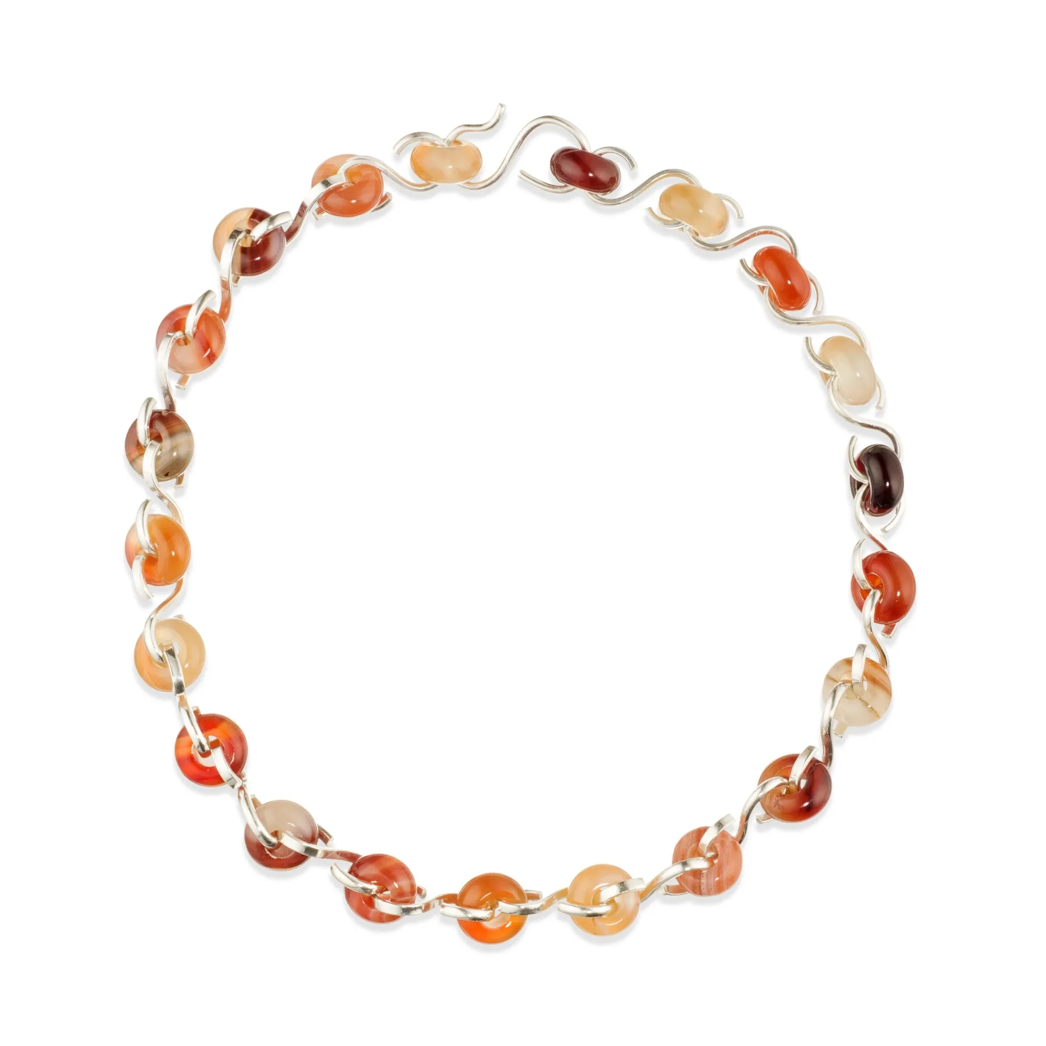 Agate Poise Collar Necklace