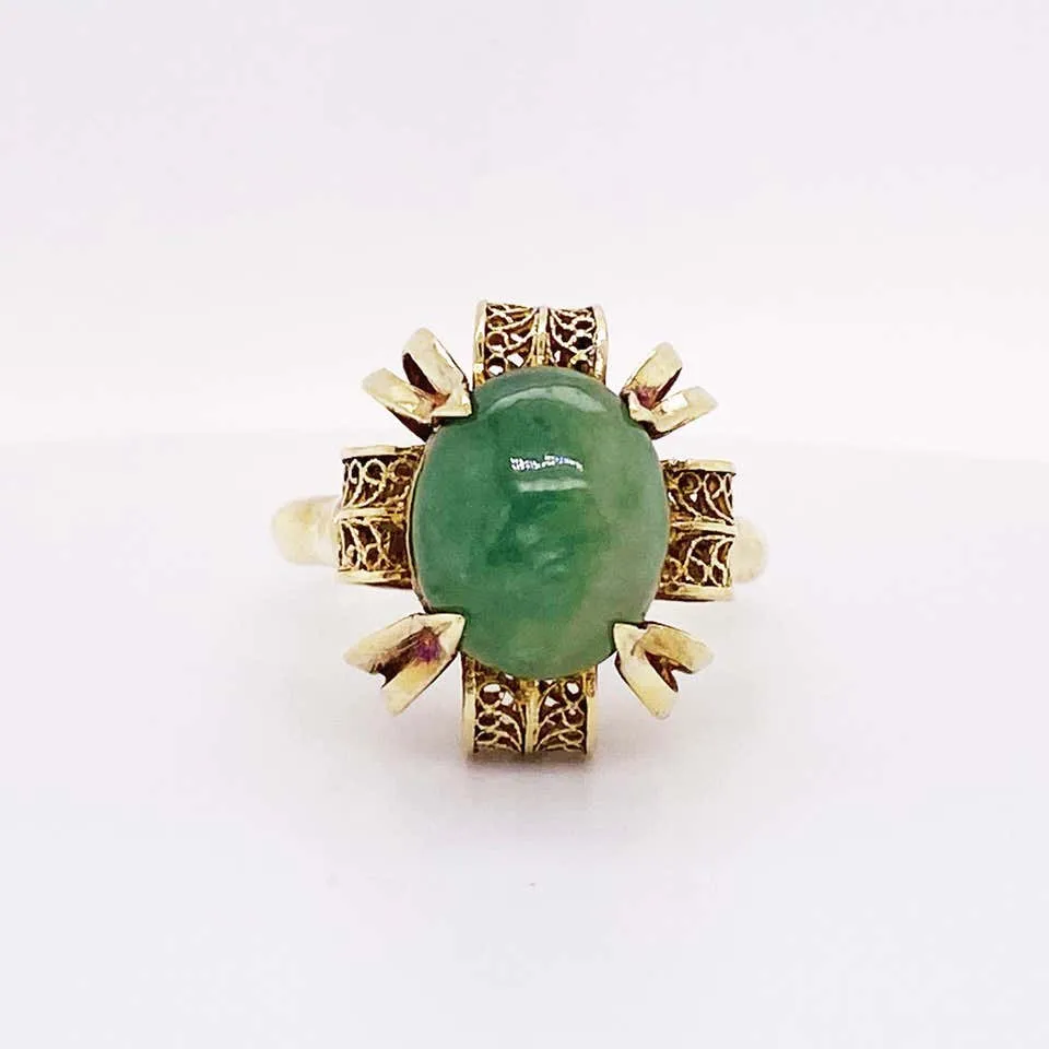 Antique Jadeite Jade Ring