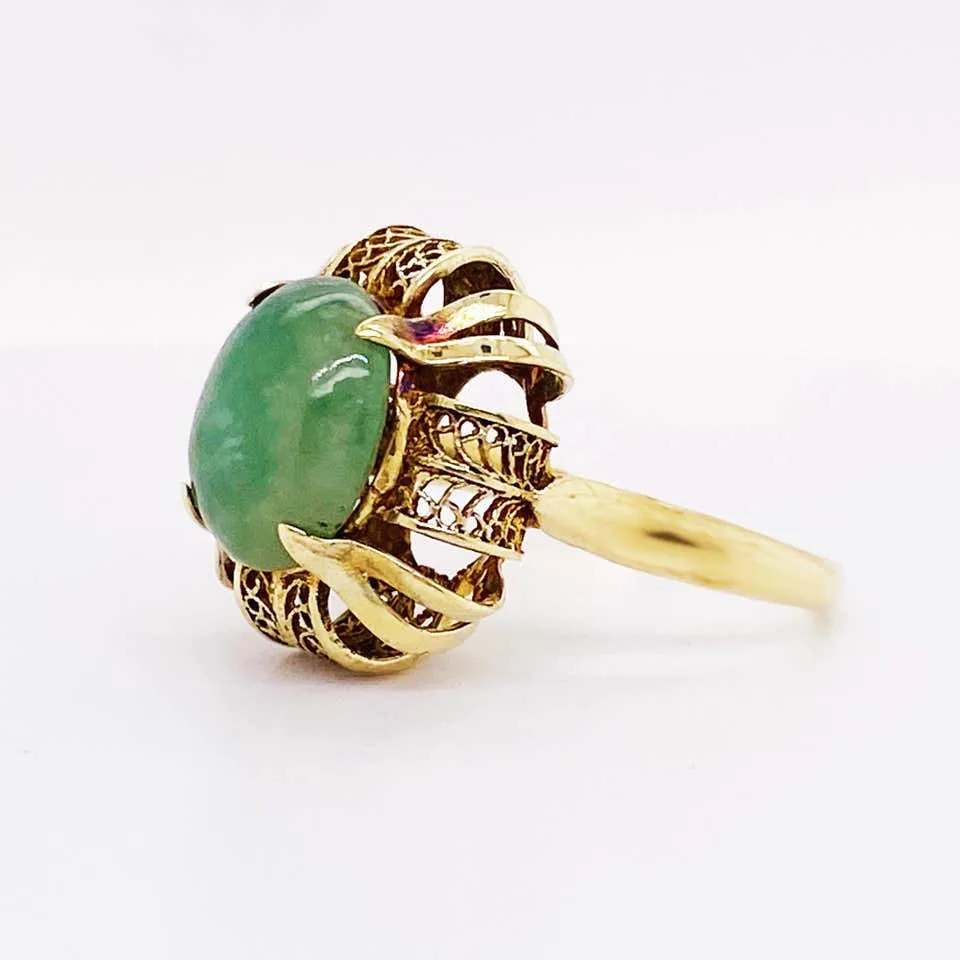 Antique Jadeite Jade Ring