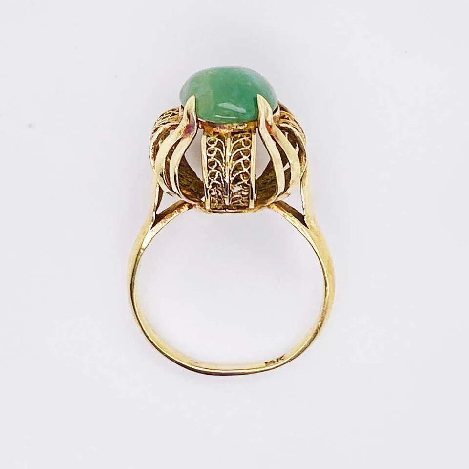 Antique Jadeite Jade Ring