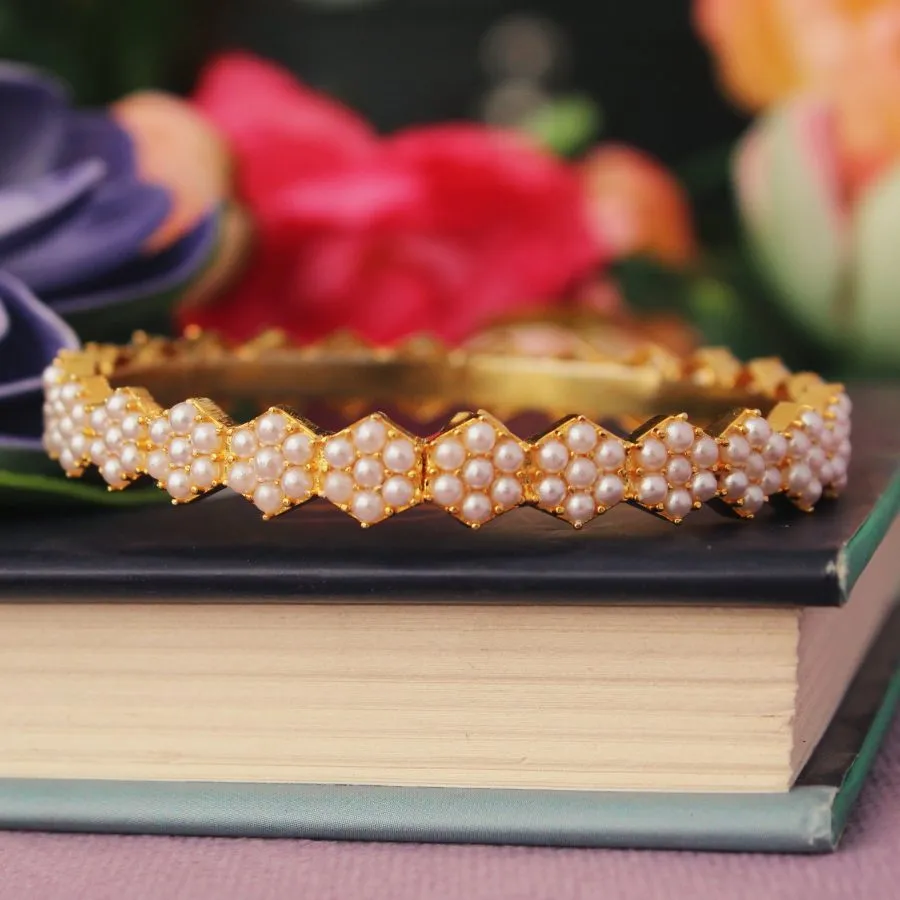 Bangle with Pearls