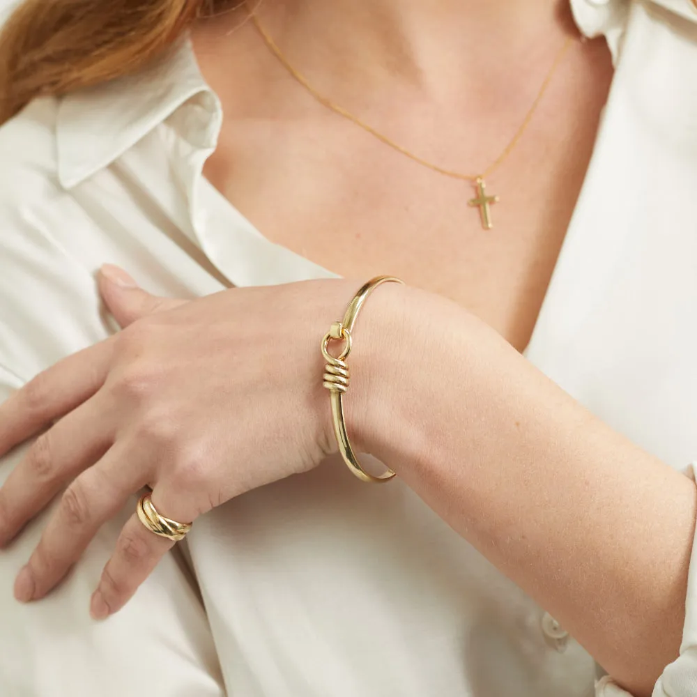 Gold Vermeil Bayswater Rope Bangle