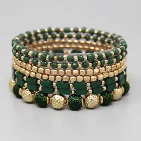 Beaded Stretch Bracelet Set