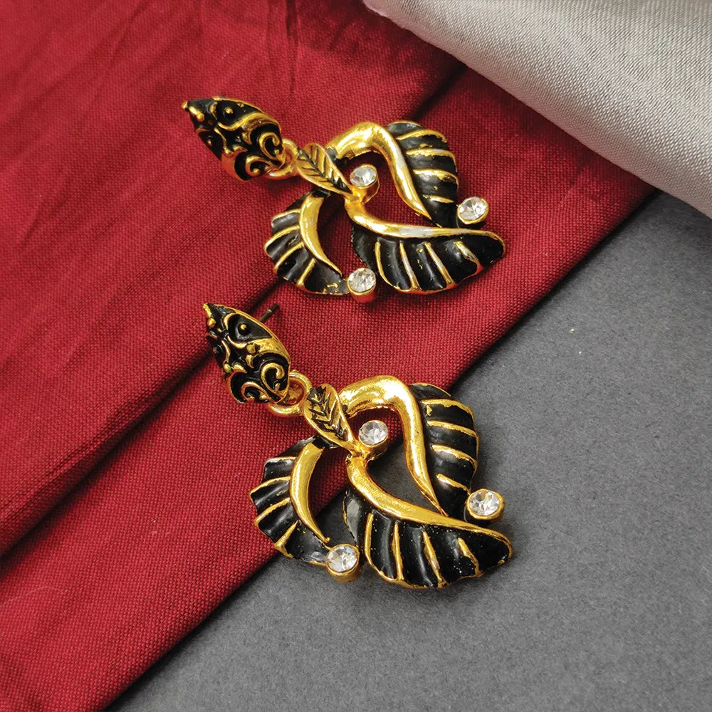 Bhavi Jewels Gold Plated Dangler Earrings