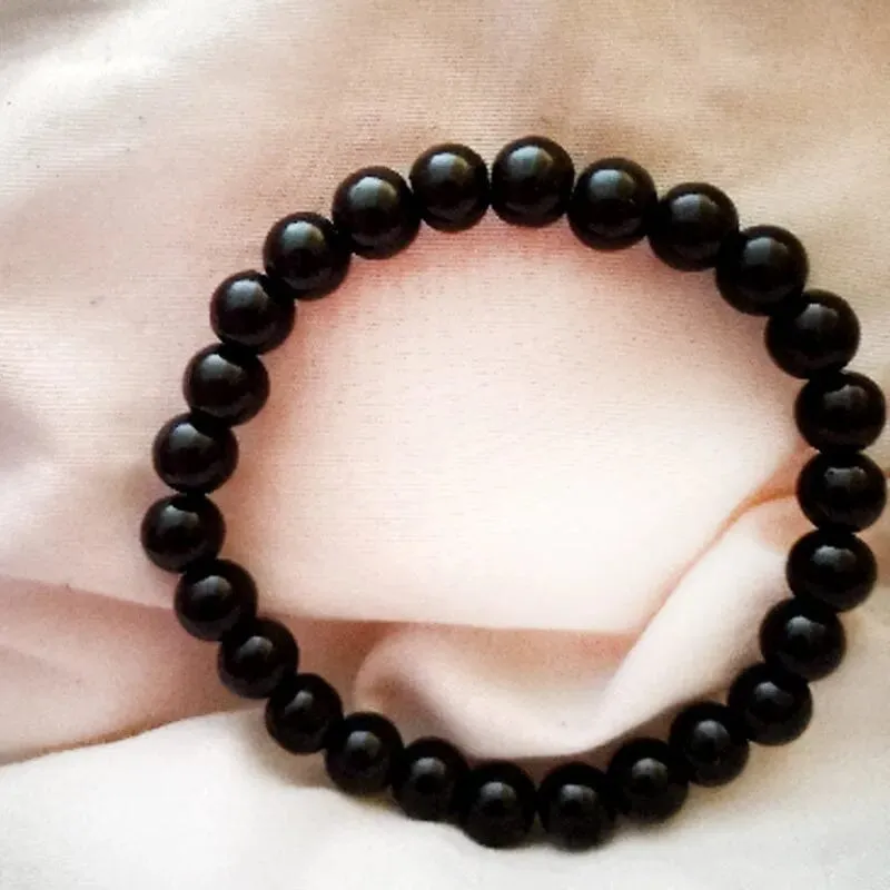 Black Tourmaline Beads Bracelet