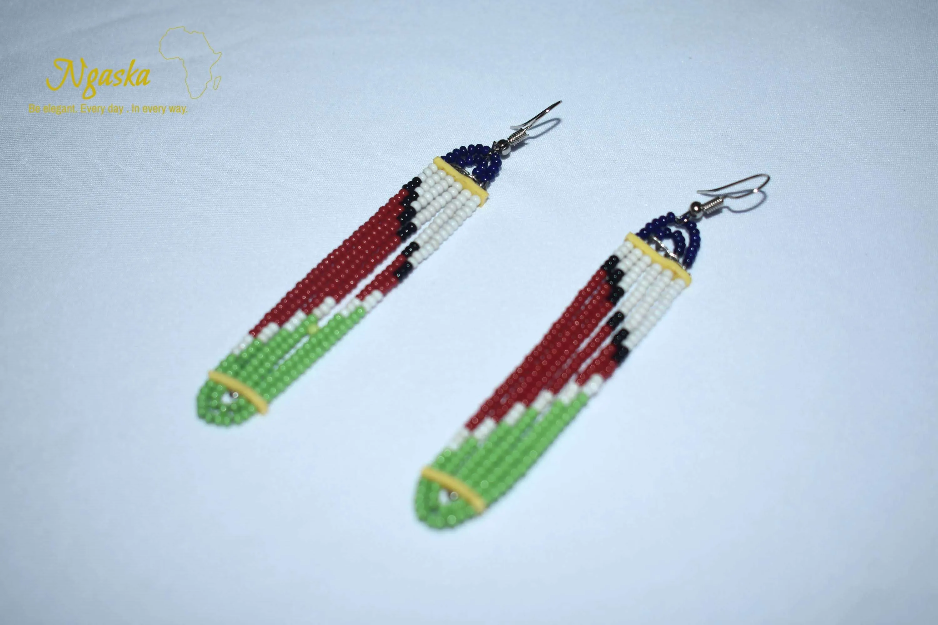 Bolanle: African Style, Handmade Tribal Earrings, Ethnic Gift