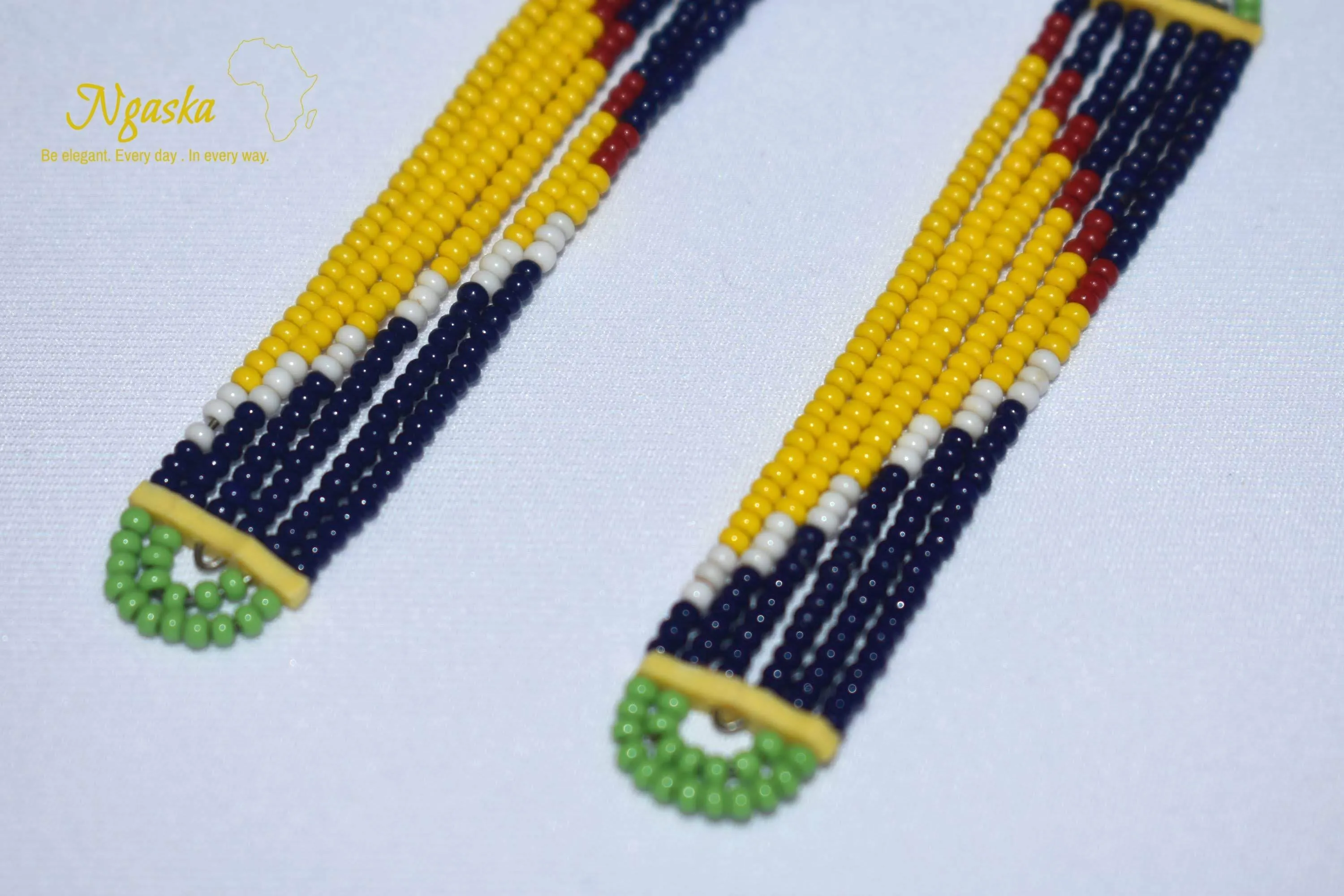 Bolanle: African Style, Handmade Tribal Earrings, Ethnic Gift