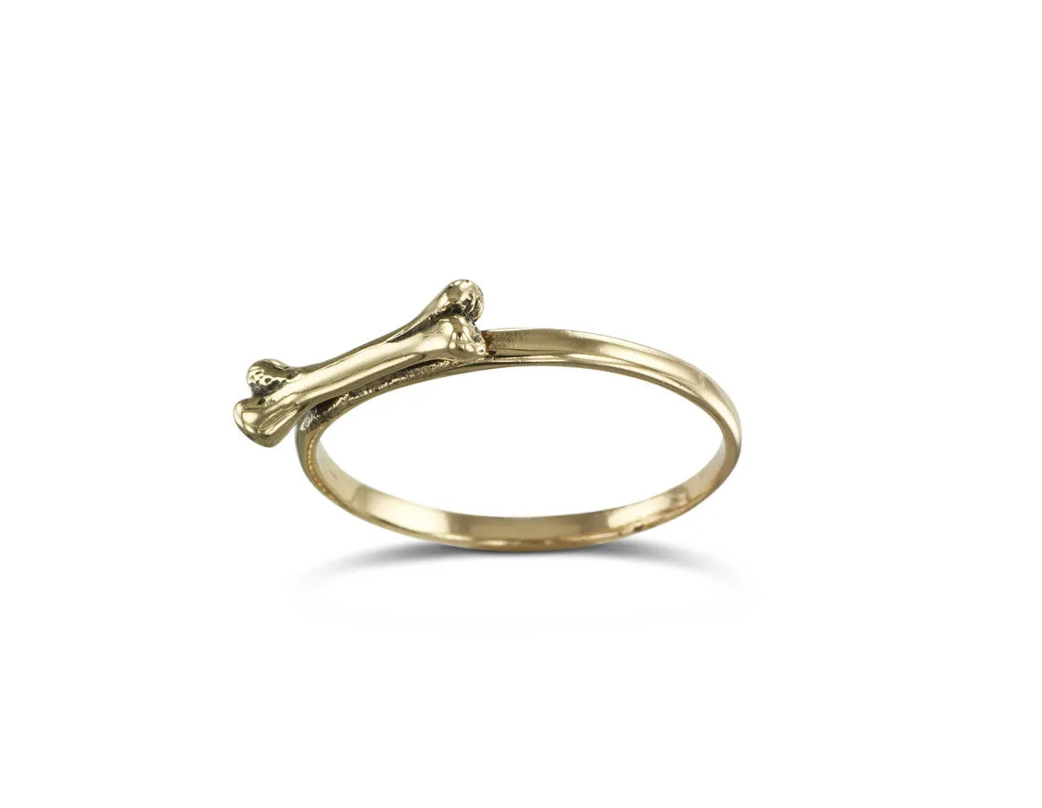 Bone Stacking Ring - Bronze