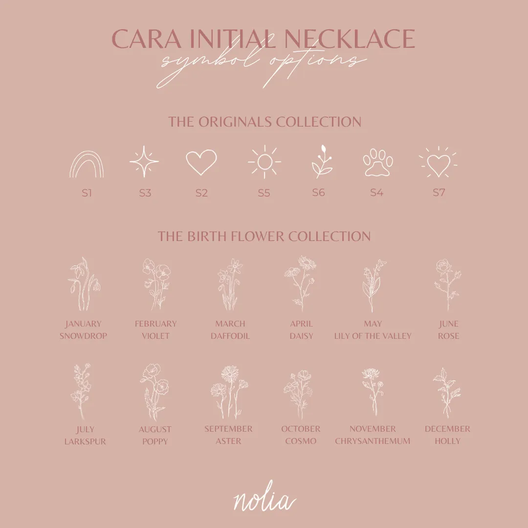 Cara Initial Necklace