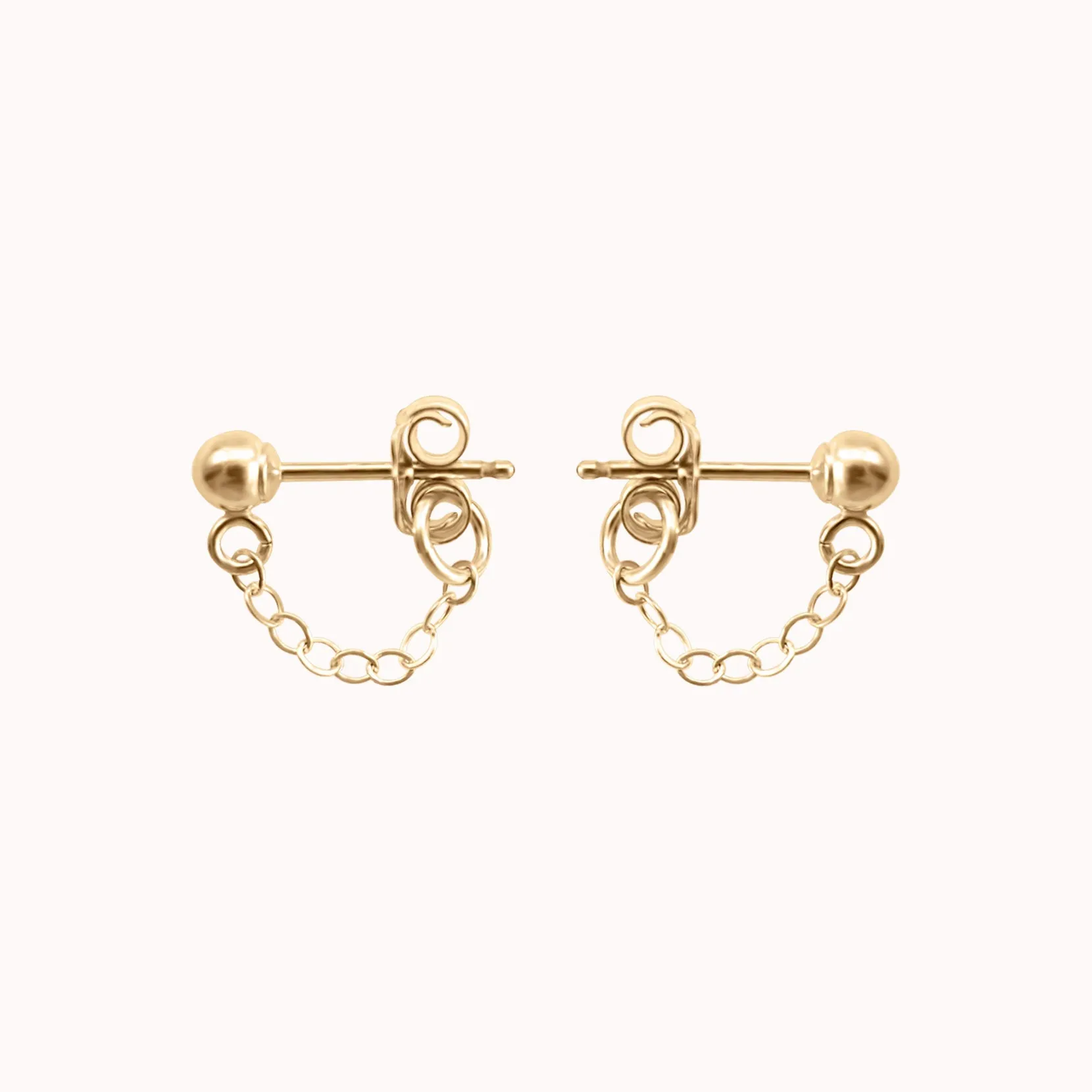 Chain Cuff Earrings