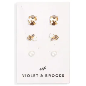 Cleo Boxed Earring Trio