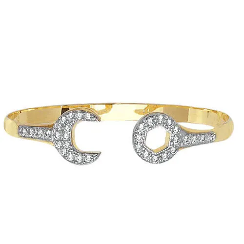 CZ Spanner Bangle