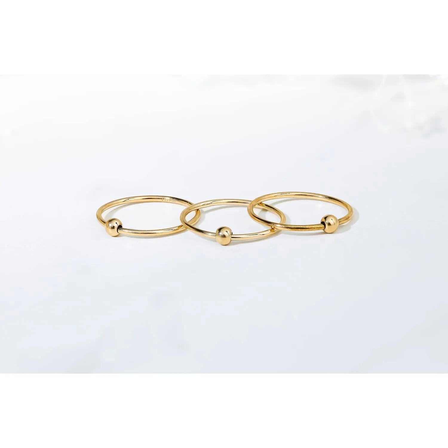 Dainty Gold Spinner Ring