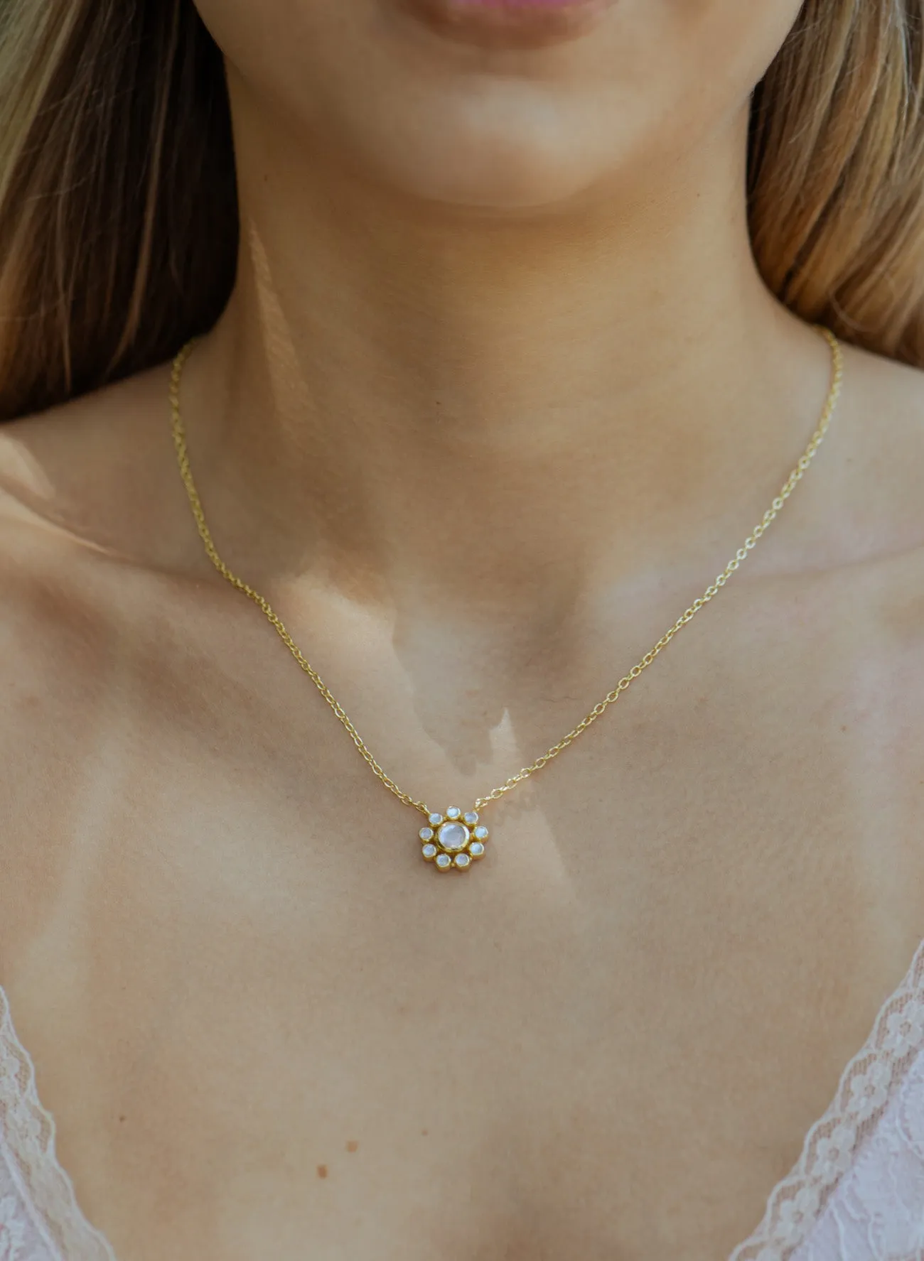 Daisy Flower Necklace