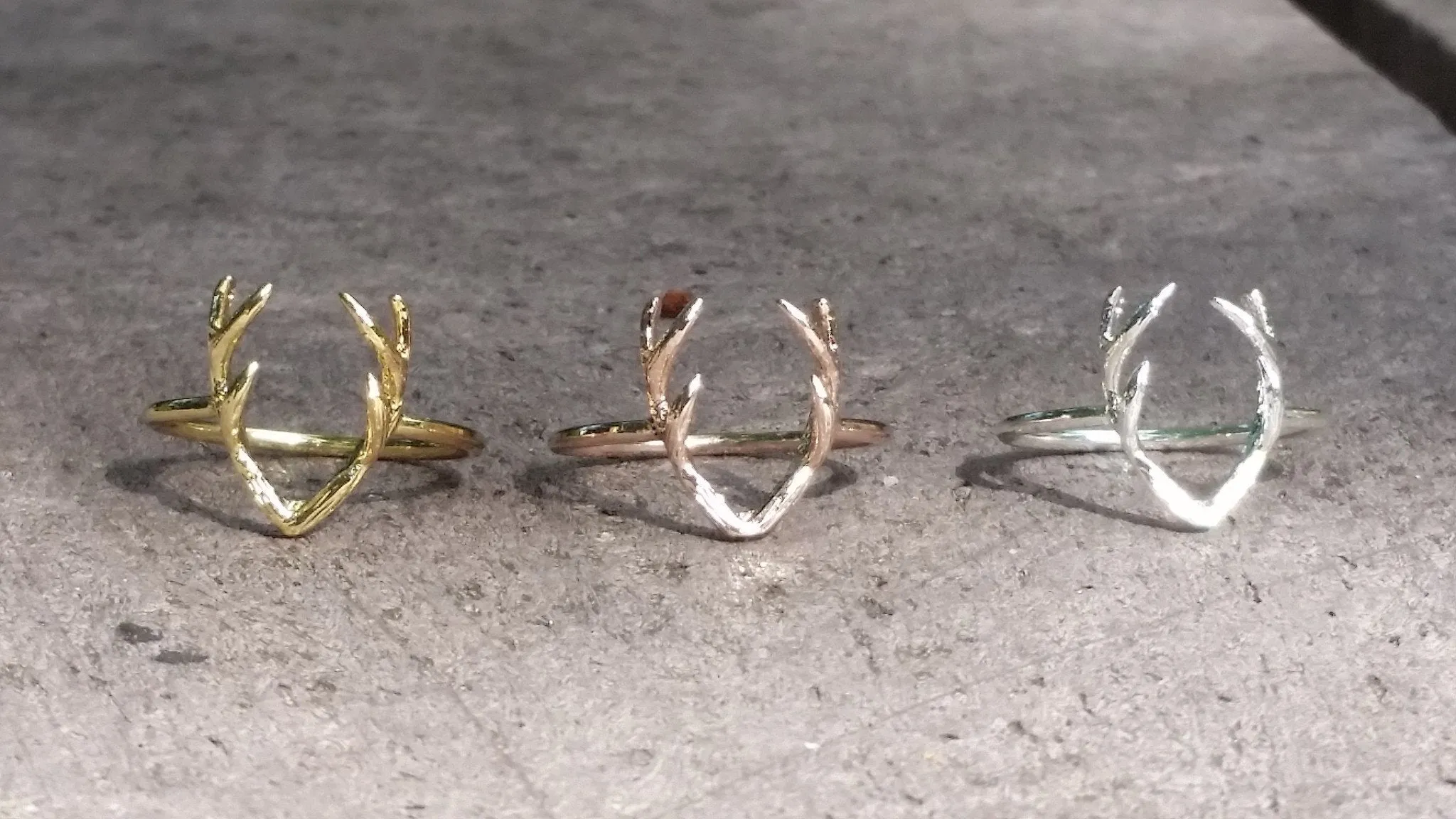 Deer Antler Ring