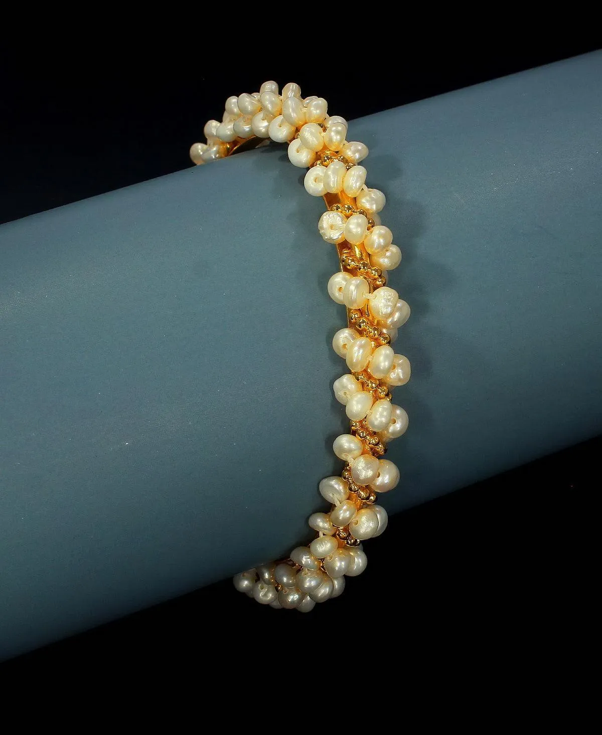 Delightful Real Pearl Bangle