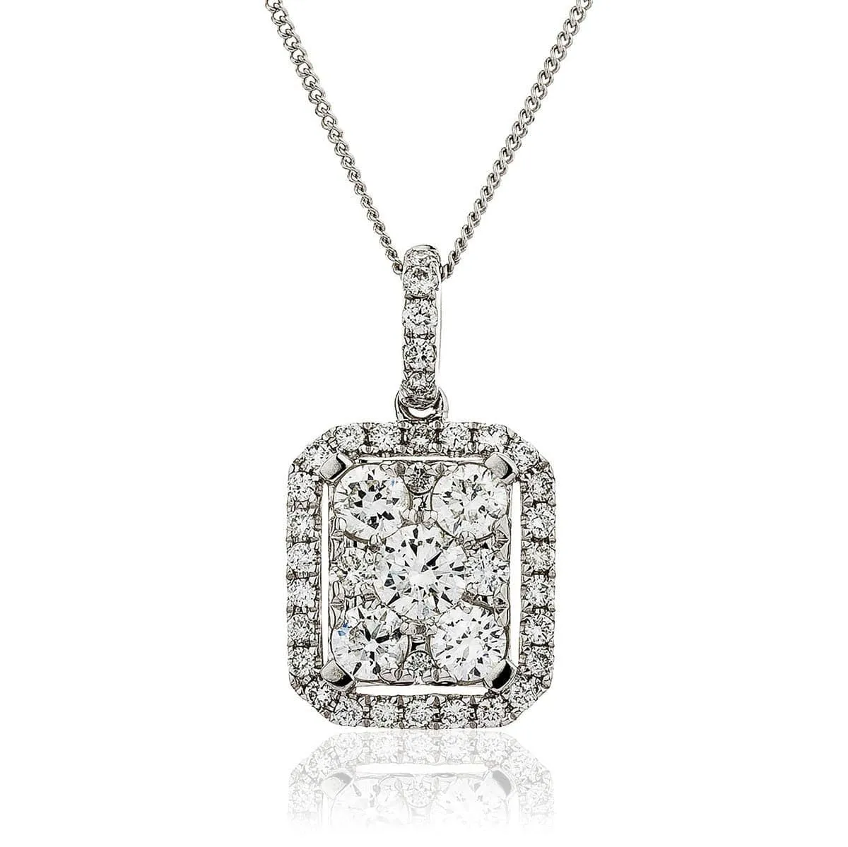 Diamond Cluster Pendant