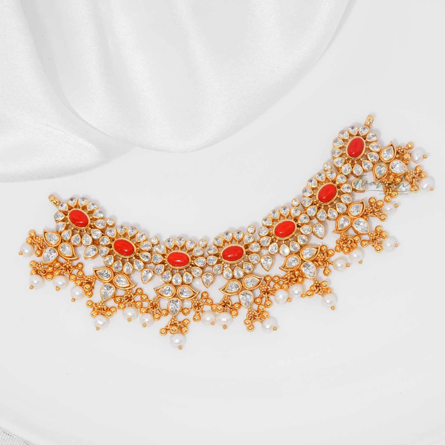 Elegant Coral Choker