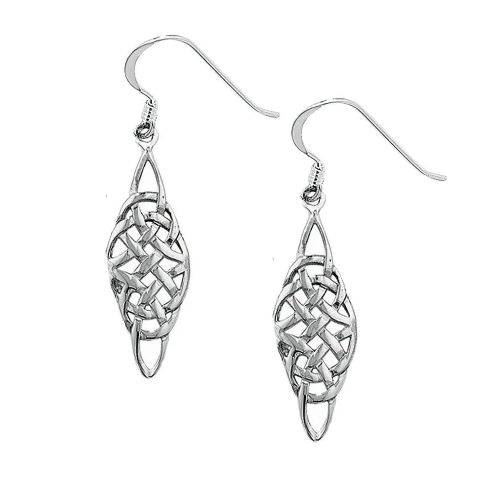 Elliptical Celtic Knot Earrings