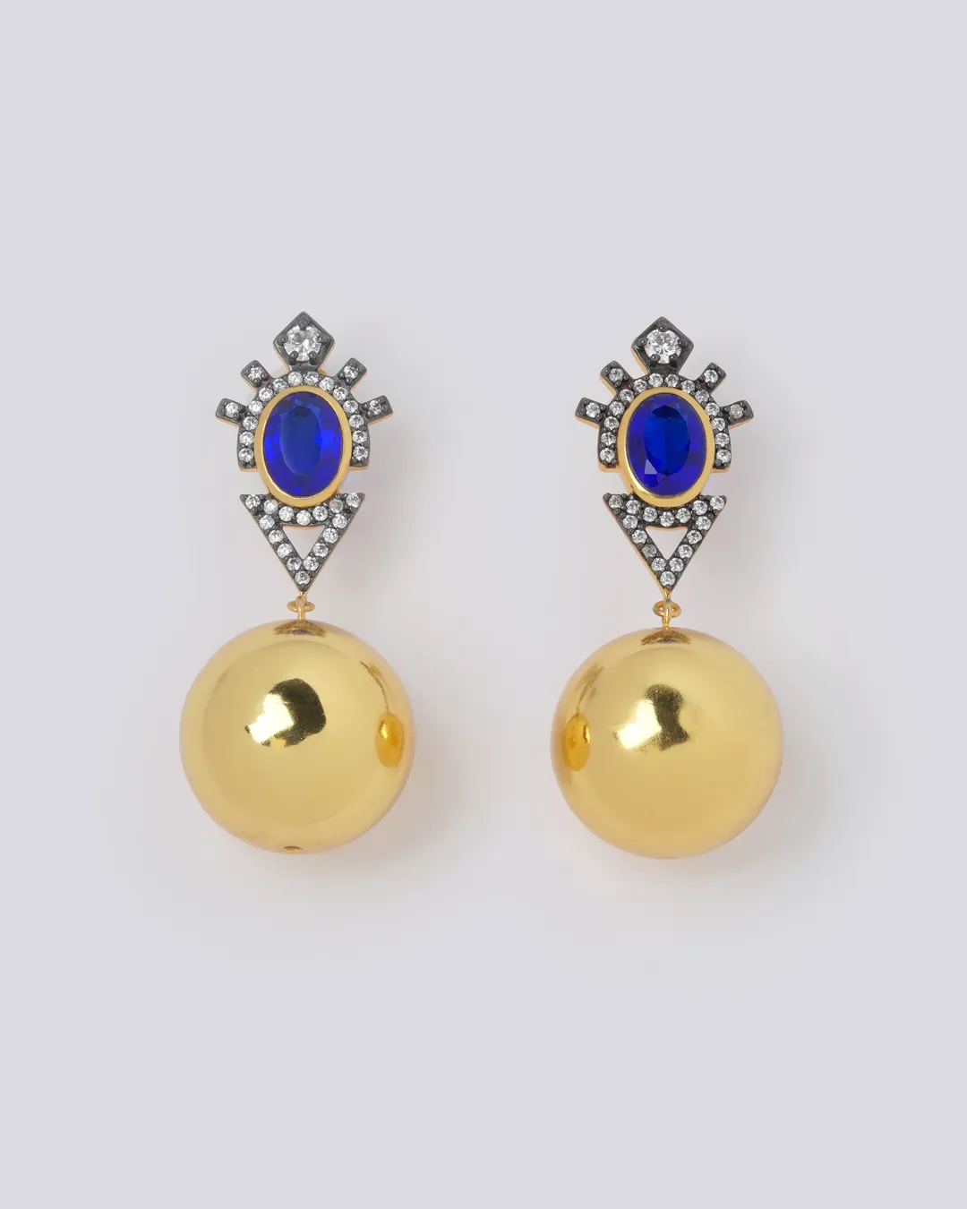 Empress Ball Blue Earrings