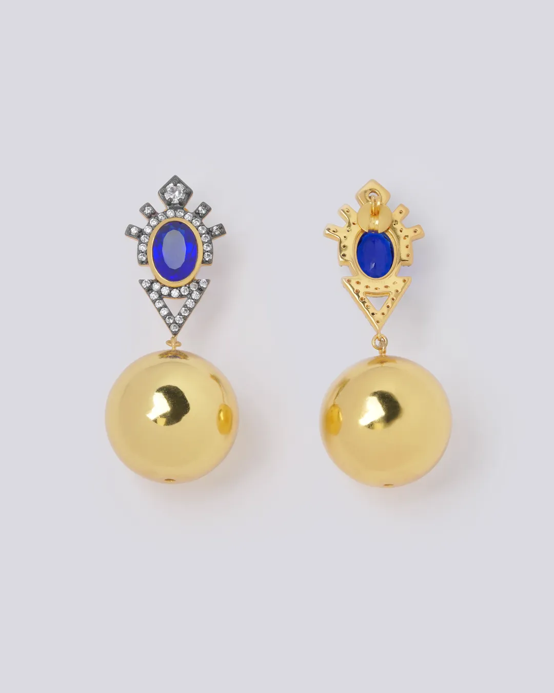 Empress Ball Blue Earrings