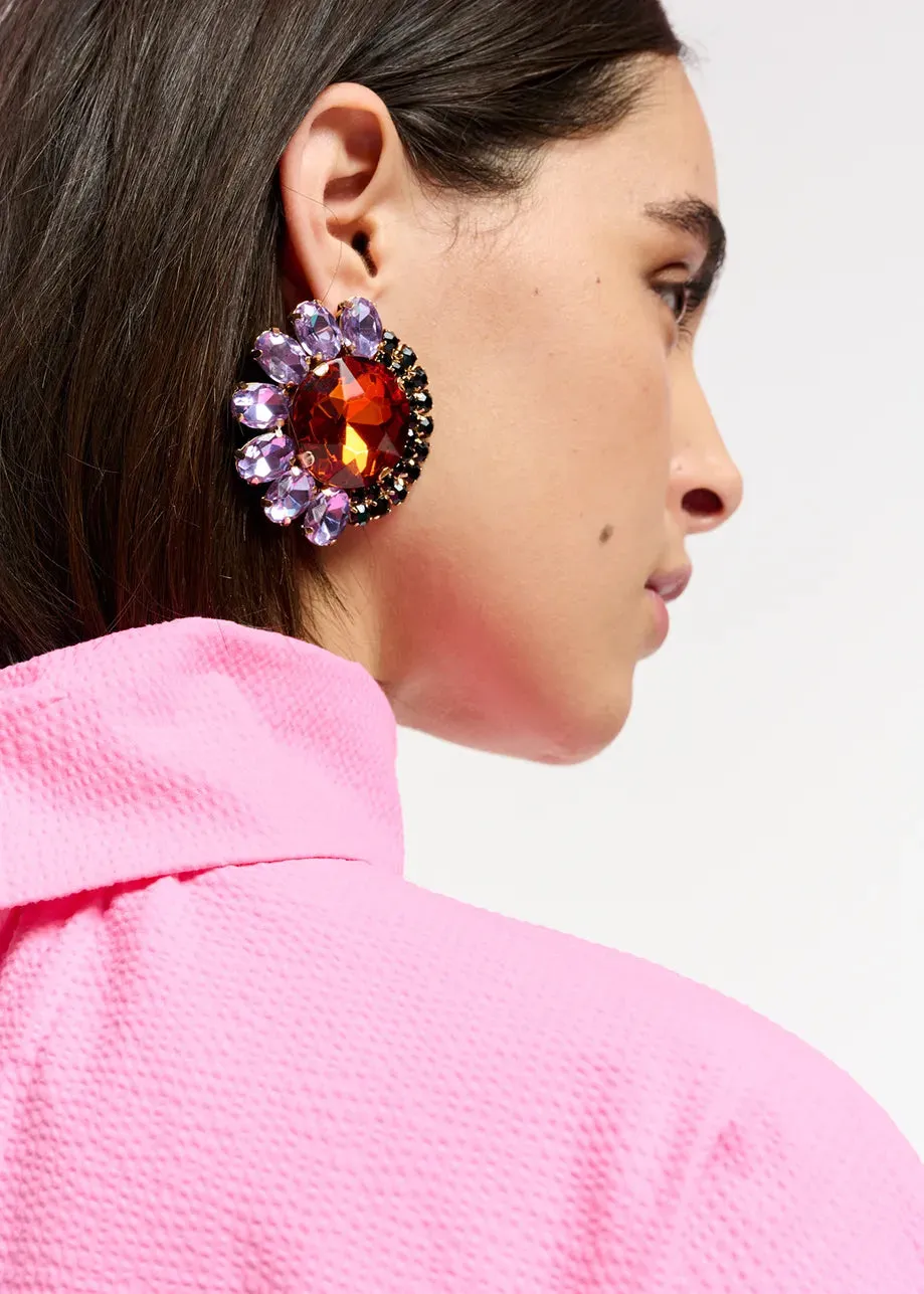 Essentiel Antwerp Equator Earrings in High Voltage