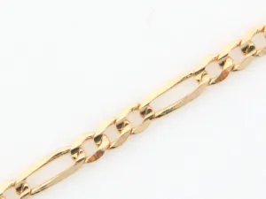 FIGARO - 19.2k Portuguese Gold Figaro Link Kids Bracelet