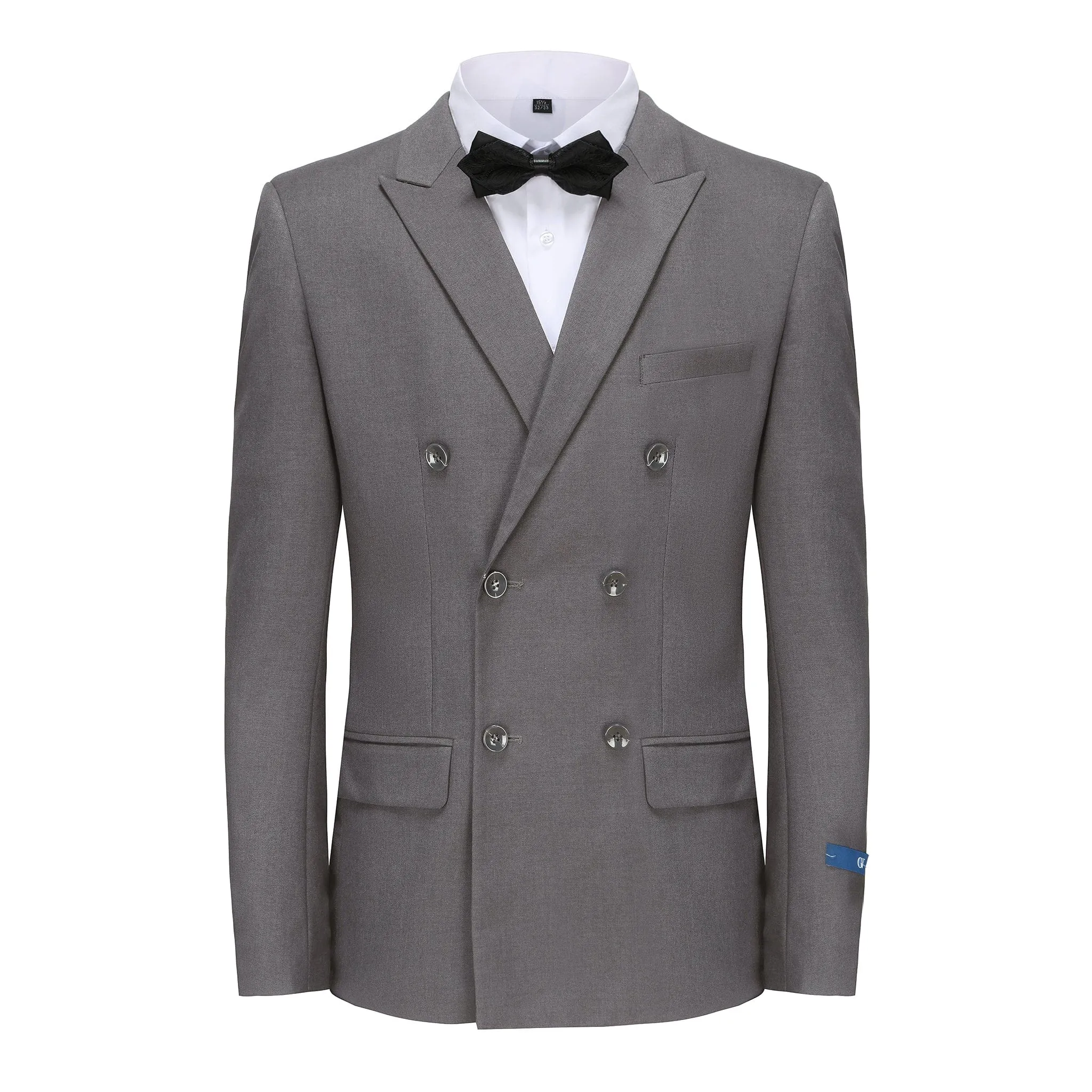 GINO VITALE SUIT/DB200/CHARCOAL