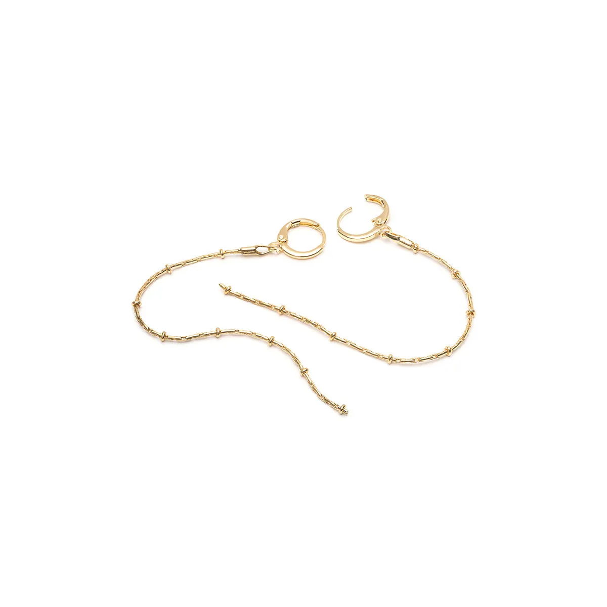 Gold Chain Dangle Earrings