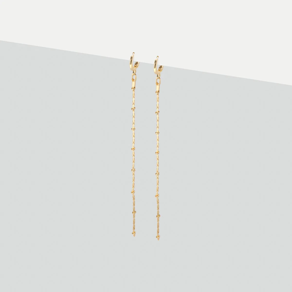 Gold Chain Dangle Earrings