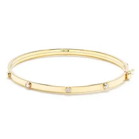 Gold Dotted Baby Bangle