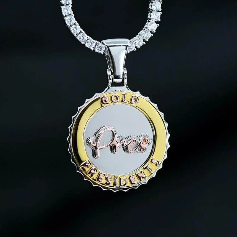 Gold Presidents Gold Necklace Pendant