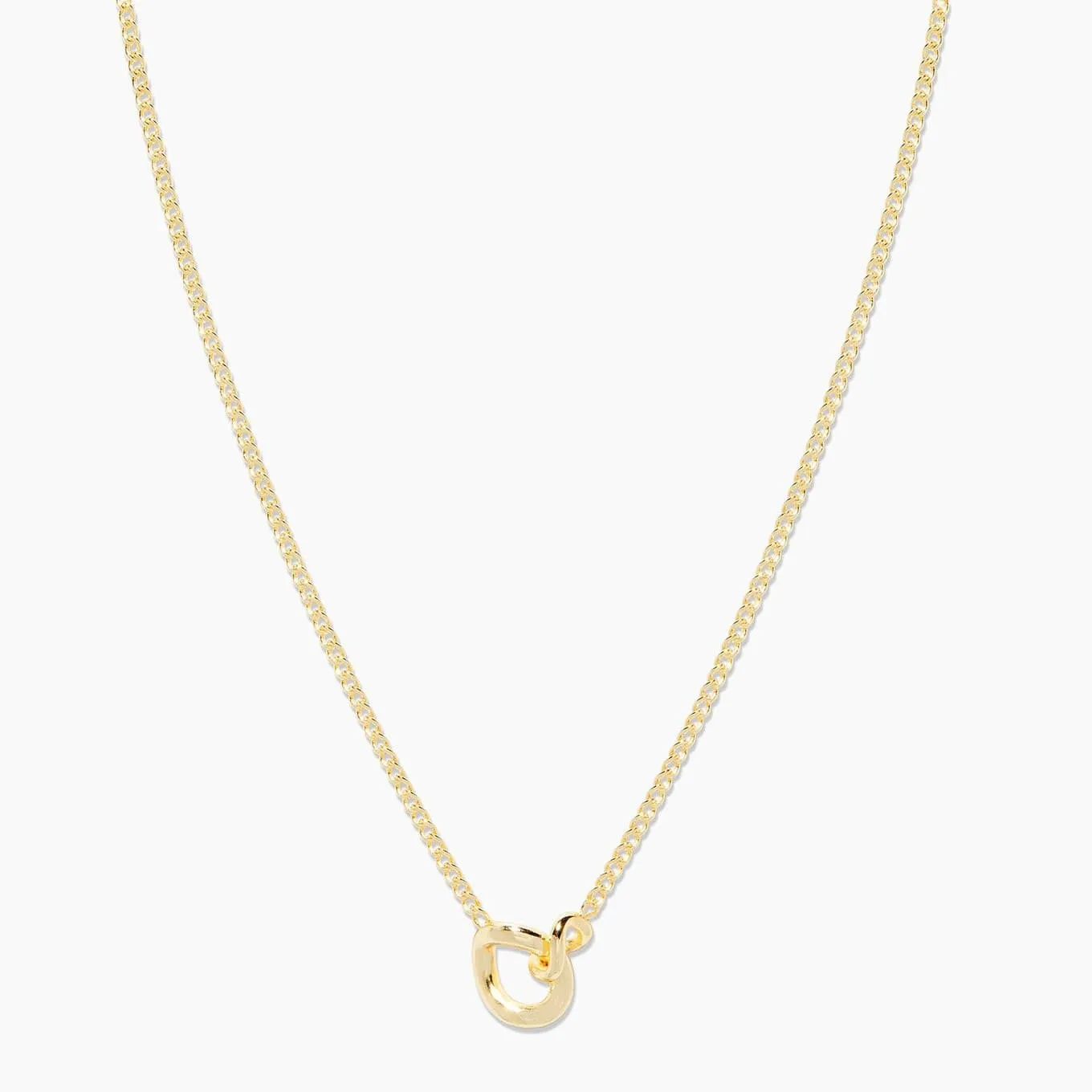 Gorjana Lou Link Interlocking Necklace (gold)