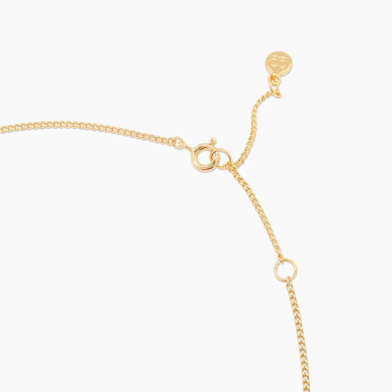 Gorjana Lou Link Interlocking Necklace (gold)