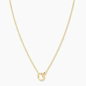 Gorjana Lou Link Interlocking Necklace (gold)