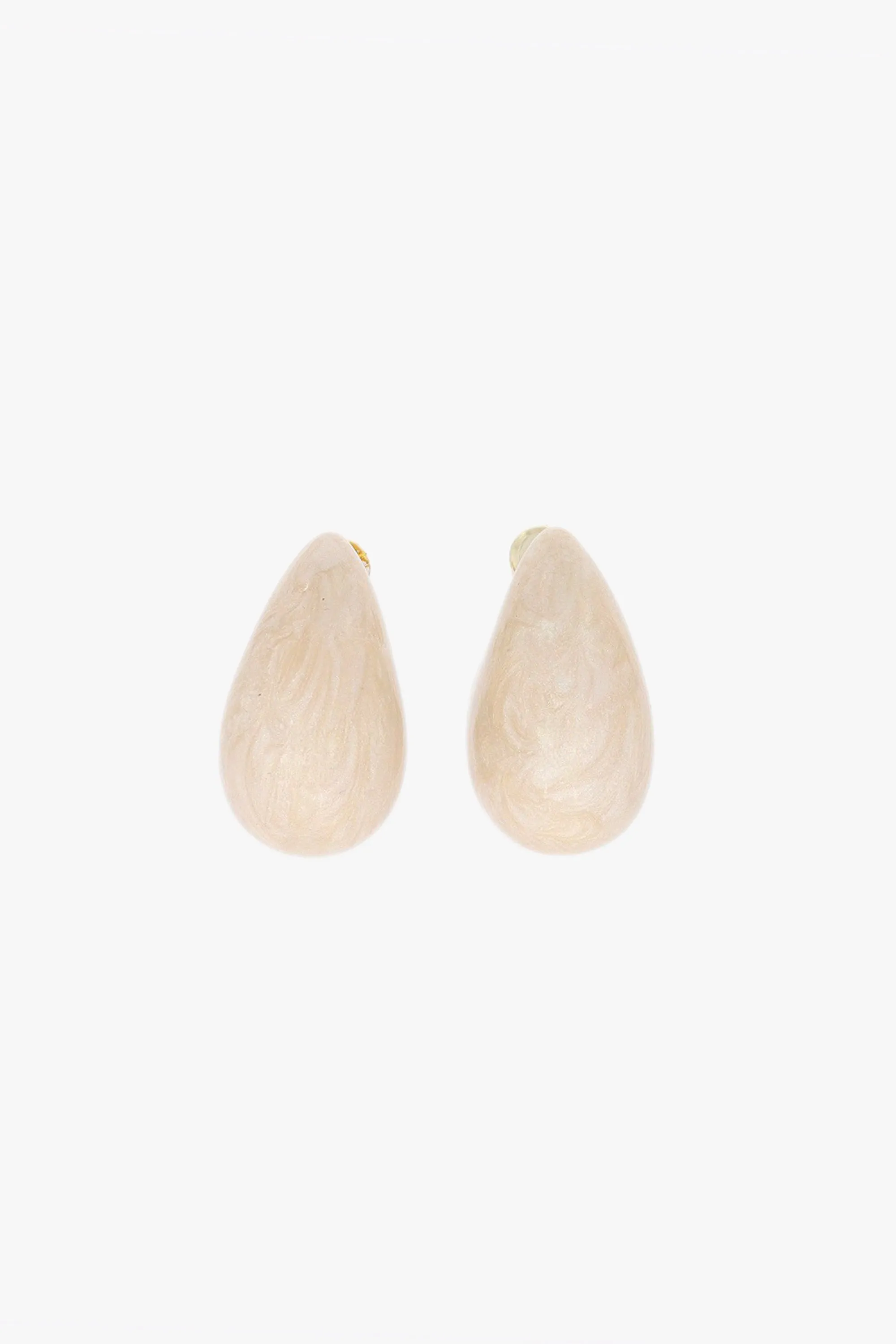 Hush Earrings Pearl Shimmer Enamel