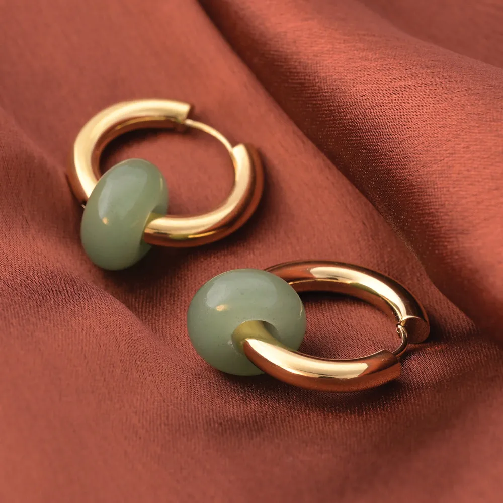 Jade Ebon Earrings