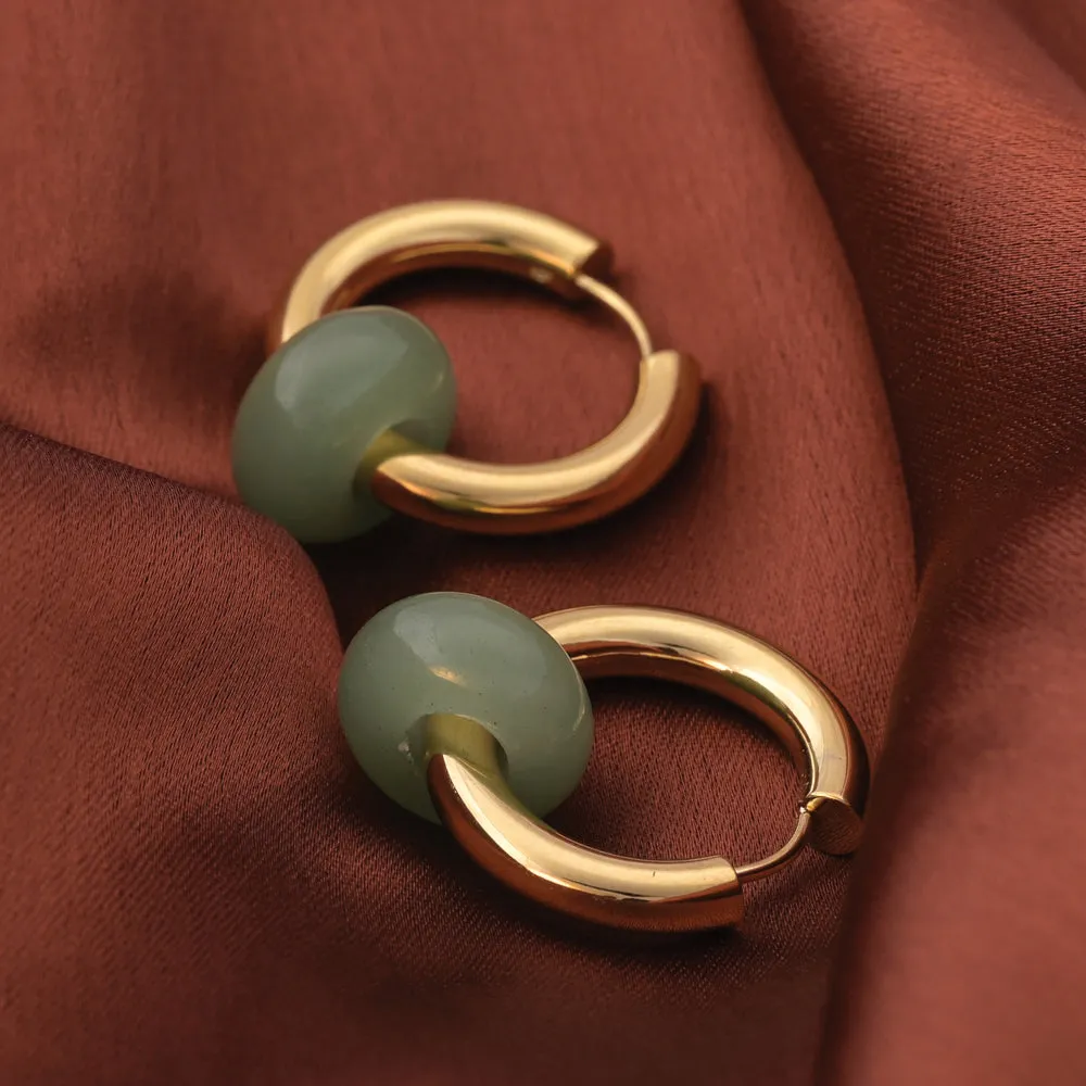 Jade Ebon Earrings