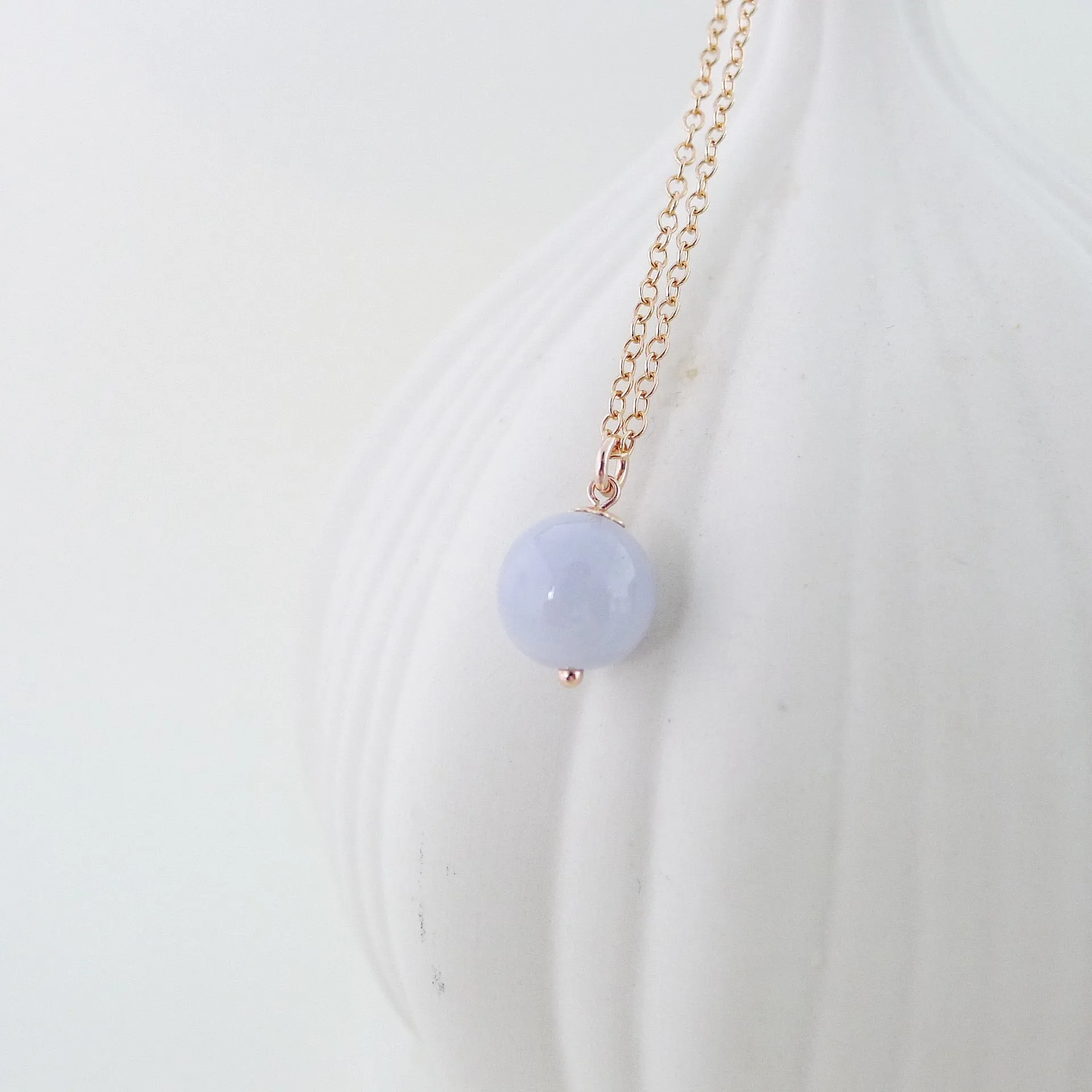 Katie Necklace / Premium Lavender Jade