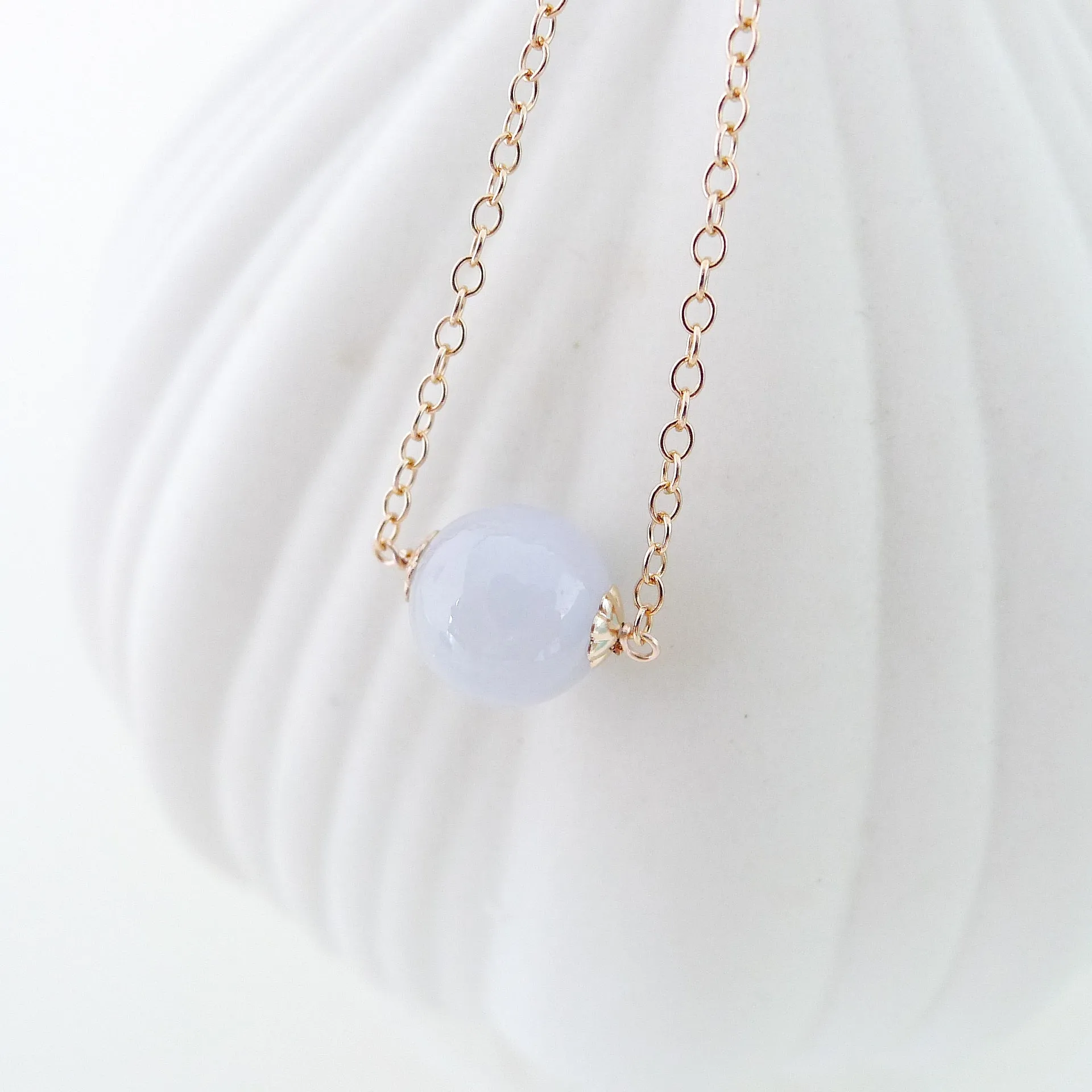 Katrice Necklace / Premium Lavender Jade